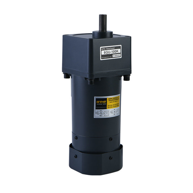 6IK140GN-SS3F 100mm Ac Gear Motor Kebisingan Rendah Torsi Besar Dengan Berbagai Jenis