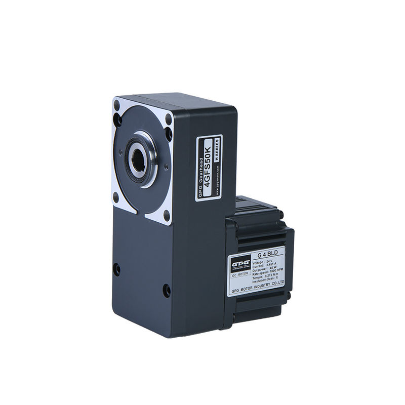 25w 12v 24v 80mm Brushless Gear Motor Dengan Gearbox Datar Berongga 4GFS5-200K